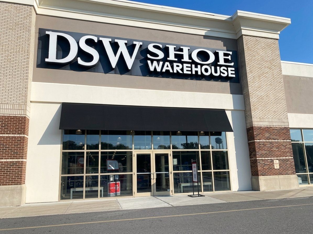 DSW warehouse interior, Orange, CT